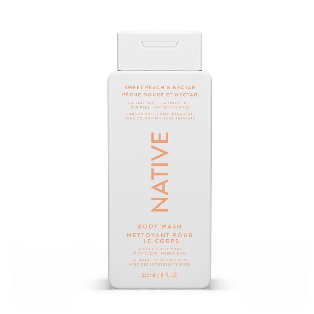 Native Sweet Peach & Nectar Body Was h